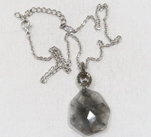 Judith Jack? JJ 925 labradorita esterlina?cuarzo? collar colgante con marcasita - Imagen 1 de 7