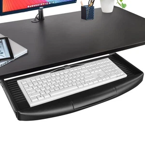 22"Wx11"D Under Desk Keyboard Tray Slide Out, Pull Out Keyboard Tray for Desk... - Picture 1 of 8