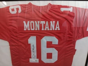 Palm Beach Autographs SIGNED JOE MONTANA San Fransisco 49ers Football Jersey - Picture 1 of 3