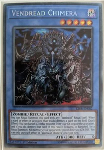YuGiOh Vendread Chimera Secret Rare 1st Edition CIBR-EN082 - Picture 1 of 1
