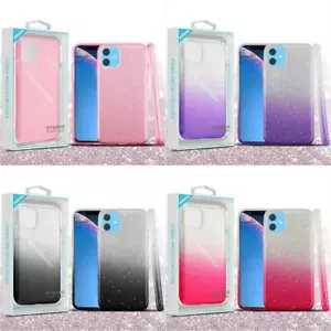 Custodia morbida protettiva gomma glitter ibrida Apple iPhone 11 /Pro/Max - Foto 1 di 20