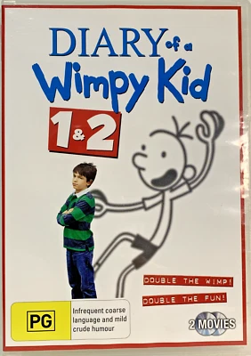 Diary Of A Wimpy Kid 1 & 2 (2 DVD Set) Greg Heffley - Region 4 - Comedy DVD - Image 1 of 4