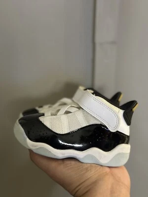 Nike Air Jordan 6 кольца DMP CW6997-100 ребенка ясельного возраста Baby Shoes США размер 6C - Изображение 1 из 4