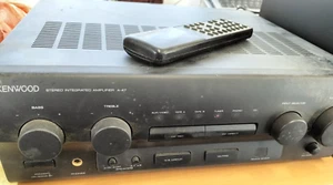 Kenwood A-47 Stereo Integrated Amplifier with RC-47 Remote Control Good/Working - Picture 1 of 5