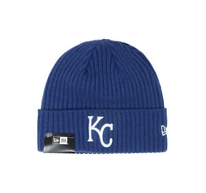 New Era Men's Beanie MLB Kansas City Royals Thermal Guard Royal Blue Knit Hat