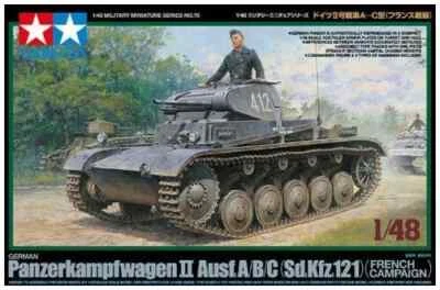Tamiya 32570 German Panzerkampfwagen II Ausf.A/B/C (Sd.Kfz.121) Kit Montaggio... - Immagine 1 di 2