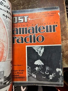 QST Amatorskie radio Miesięczniki 1934 Miesięczniki Dzienniki Volume Ham Kompletne - Zdjęcie 1 z 3