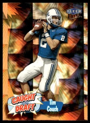 1999 Ultra Caught In The Draft Tim Couch Cleveland Browns R34 - Image 1 of 2