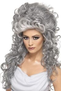 Smiffys Medeia Witch Beehive Wig, Grey