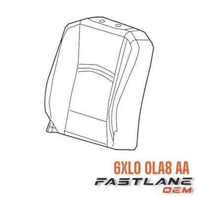 2019-2023 RAM 3500/2019-2022 RAM 2500 FR RH SEAT BACK COVER NEW OEM 6XL0 0LA8 AA - Image 1 of 4