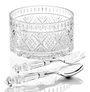 Kristall Salat Set - 3-teilig - Dublin Crystal Collection / Shannon by Godinger - Bild 1 von 4