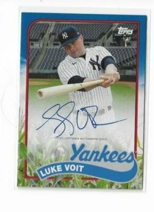 2020 Topps Archives Luke Voit Auto Autograph Corn Field SP Card - NY Yankees - Picture 1 of 1