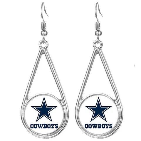 Special Dallas Cowboys Womens Silver Drop Dangle Earrings w Gift Pkg D29 Cover