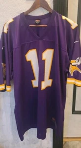 VTG NFL Nike Minnesota Vikings Daunte Culpepper Jersey 11 Mens XL Purple - Picture 1 of 12