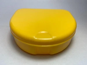 2-Dental Orthodontic Retainer Box Mouthguards Dentures Storage Case, Multi Color - Picture 1 of 12