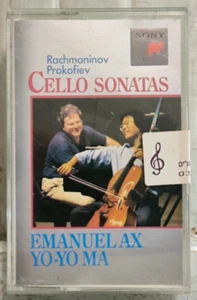 Rachmaninov / Prokofiev - Cello Sonatas Yo-Yo Ma Ax Sony Cassette Still Sealed - Picture 1 of 3