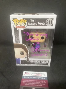 FUNKO POP Christina Ricci signiert MITTWOCH ADDAMS #811 JSA Zitat + Schutz - Bild 1 von 9