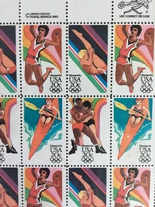 Scott # 2082/85, 20 cent Lost Angeles Summer Olympics - Picture 1 of 2