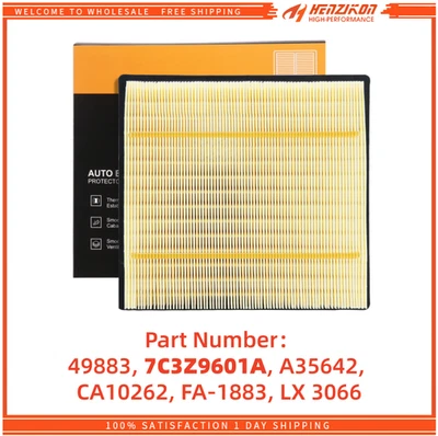 Engine Air Filter Fits 2009 2010 2011 2012 2013-2021 Ford F-150 FA1883 7C3Z9601A - Image 1 of 4