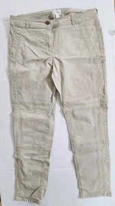 Chicos Women's So Slimming Pants Size 2.5 Beige Straight Leg Stretch Comfort - Picture 1 of 5