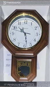 Reloj de Pared TIMEKEEPER Essex 18.75" Moderno Péndulo (Madera Sintética) Excelente - Imagen 1 de 1