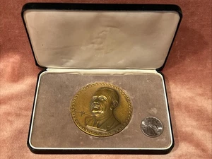 Presidential Medal | LYNDON B. JOHNSON | 3" Bronze | LBJ PAM Inc With Case - Picture 1 of 10