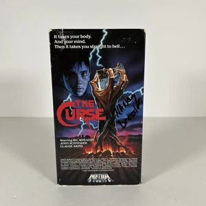 The Curse (1987) Sci-Fi Horror VHS | Media Home Entertainment Release Tested - Picture 1 of 14
