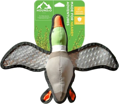 Juguetes de peluche para perros | Juguete chirriante de peluche de pato volador para perros | T para mascotas al aire libre Foto 1 de 4