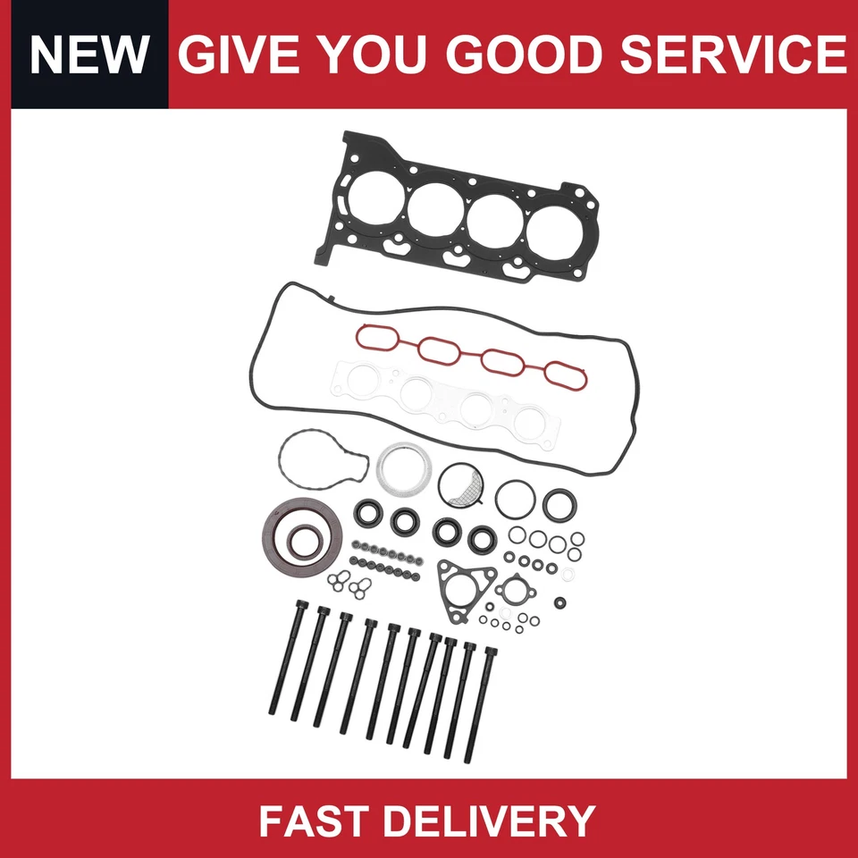 气缸盖垫圈套装适用于丰田卡罗拉 2009 - 2016 1 套 — 第 1/4 张图片