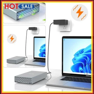 Dual Bay Enclosure USB-C 10Gbps NVME Cloner Dock NVMe SATA Duplicator Enclosure - Afbeelding 1 van 15