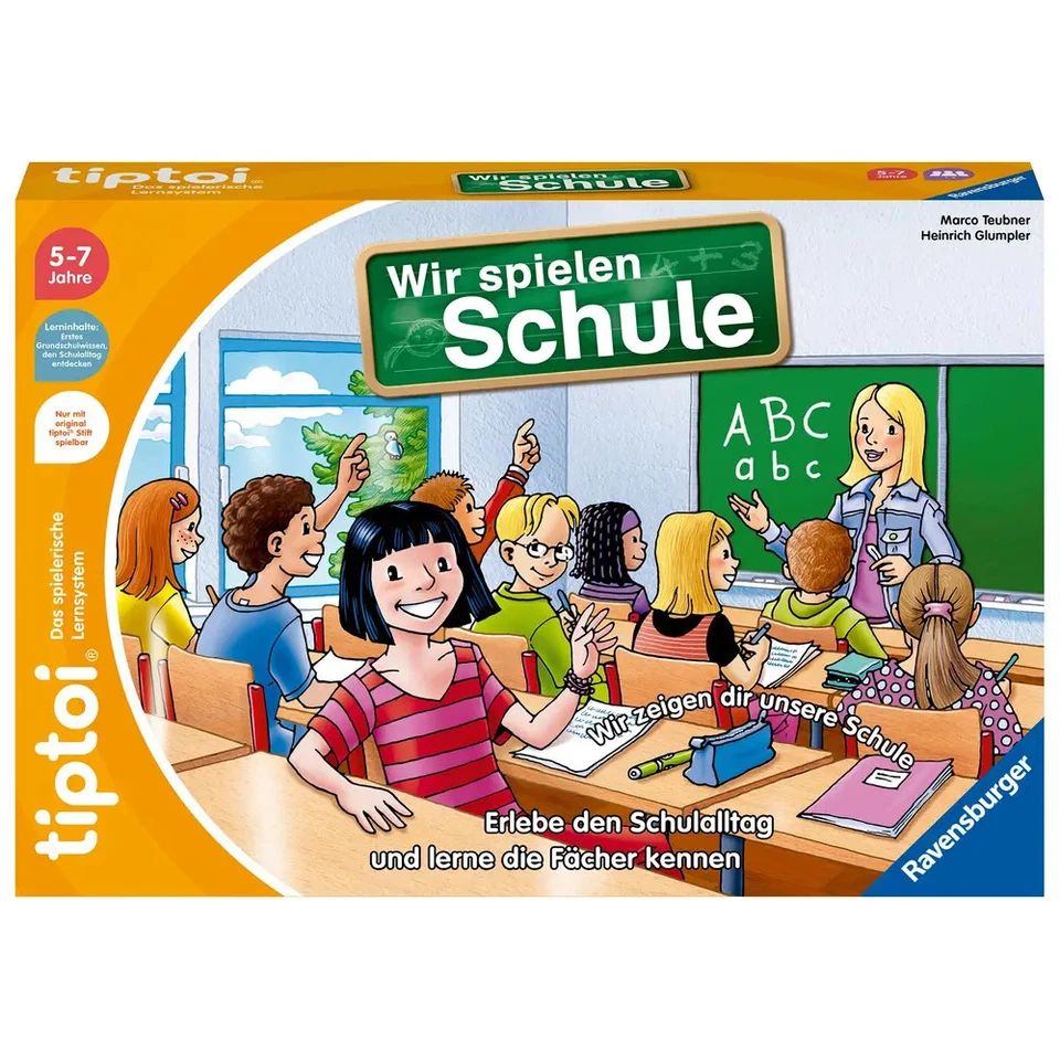 Ravensburger tiptoi Spiel - 00123 Wir spielen Schule - Spiel von Ravensburger ab - Bild 1 von 1