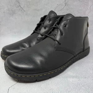 Dr. Martens Rhodos Chukka Stiefel Runde Spitze Herren Schwarz Leder Herren Größe 14 M - Bild 1 von 11