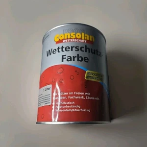 Consolan Wetterschutz Farbe Basis A1 1 Liter weiß NEU - Bild 1 von 4