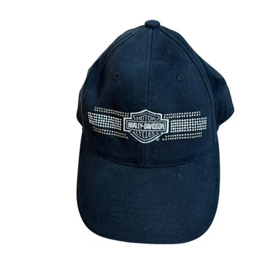 De colección Harley-Davidson Maui Hawaii Estrás Béisbol Papá Sombrero Negro OS Foto 1 de 4