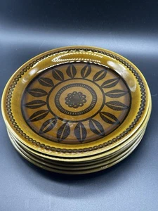 Stavangerflint Norway Olive Pattern Plates – Set of 6, 8.5" MCM Scandinavian Era - Picture 1 of 13