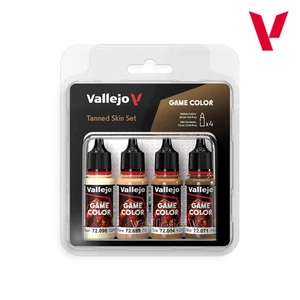 Juego de piel curtida Vallejo nuevo en caja (x4) - Imagen 1 de 1