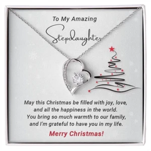 Stepdaughter - Christmas gift - Forever Love Necklace - Picture 1 of 5