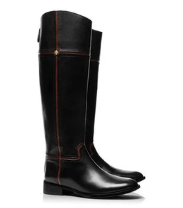 Botas de montar Tory Burch Julieta negras talla 5 nuevas  - Imagen 1 de 5