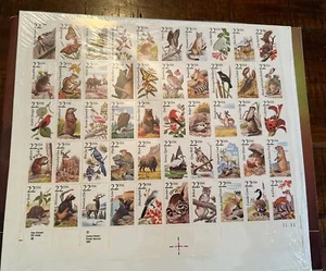 Wildlife America Sammlung USPS Gedenkmarken Bogen 1987 mit Buch - Bild 1 von 5