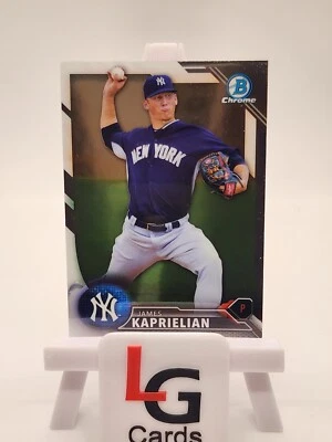 2016 Bowman - Chrome Prospects #BCP71 James Kaprielian (RC) New York Yankees kk1 - Image 1 of 2