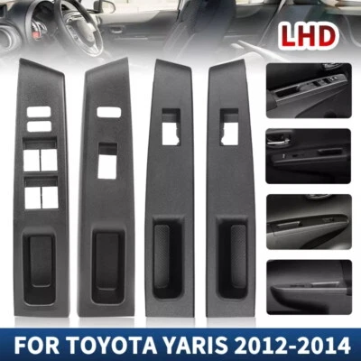 Front Rear Left Right Window Switch Panel Bezel Trim For Toyota Yaris 2012-2014 - Image 1 of 4