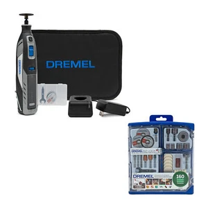 Dremel 8250 Brushless Motor Cordless Rotary Tool All Purpose Accessory Kit - Picture 1 of 8