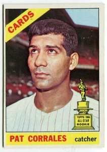 1966 Topps #137 Pat Corrales Cardenales de San Luis - Imagen 1 de 2