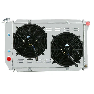 4-Row Radiator Shroud Fan For 69-1973 Ford Mustang Torino Marquis Mercury Cougar - Imagem 1 de 4