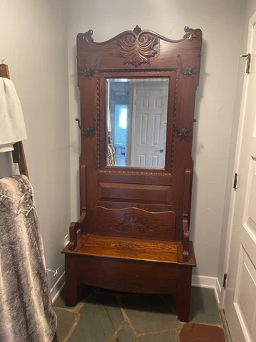 hall tree antique vintage Cover