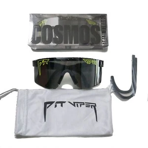 Authentic Pit Viper Black Sunglasses Blocks UVA & UVB Rays Football Softball NEW - Picture 1 of 9