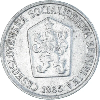 [#1339257] Coin, Czechoslovakia, 10 Haleru, 1965 - Image 1 of 2