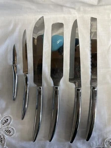 Vintage Salatmeister Edelstahl 6-teiliges Messerset Küche - Bild 1 von 2