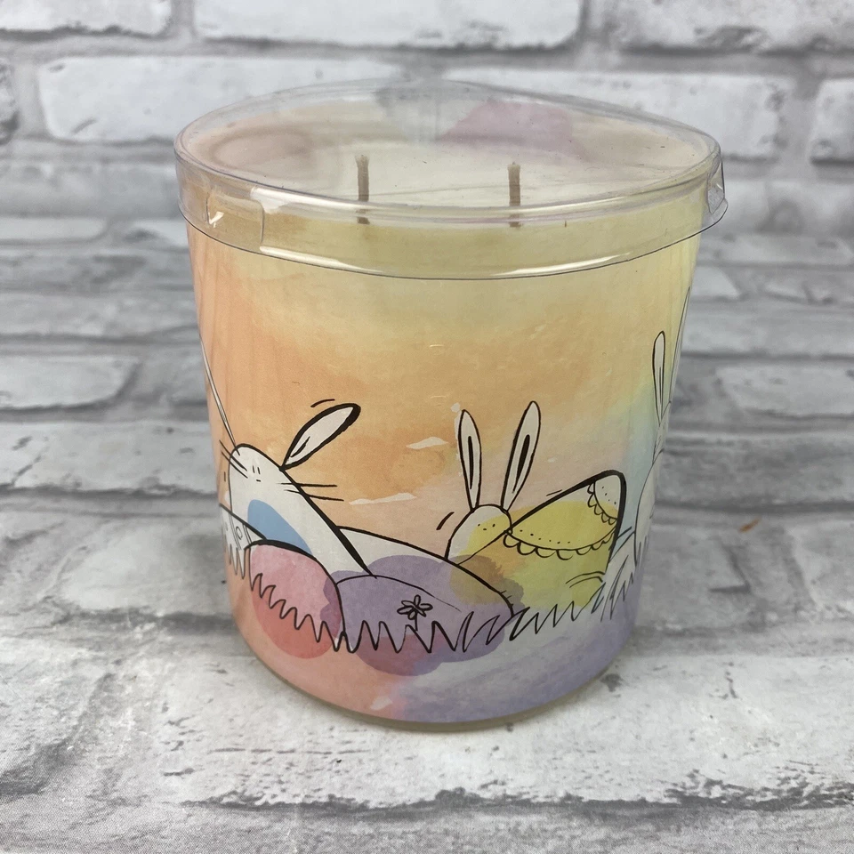 Gold Canyon Candle Lumie Pillar Toasted Coconut Cake Hoppin Express 16oz Easter - Image 1 of 4