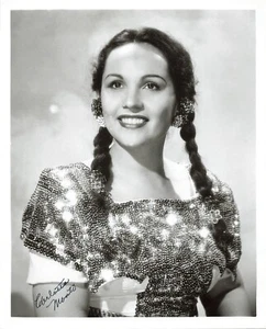 Carlotta Monti Actress Signed Autograph 8 x 10 Photo PSA DNA j2f1c - Imagen 1 de 3